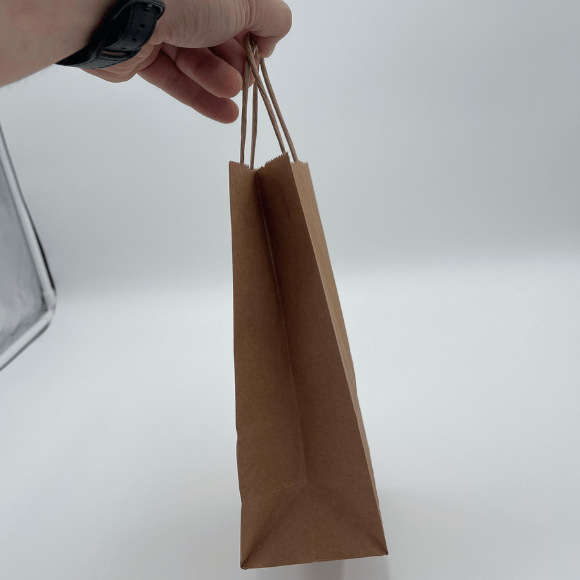 NALA 5 width x 3 depth x 8.25 height - 100 gsm - Jet Paper Bags