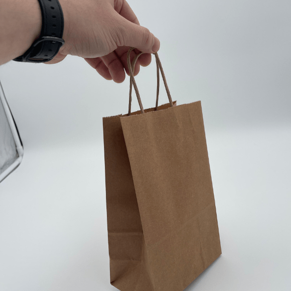 NALA 5 width x 3 depth x 8.25 height - 100 gsm - Jet Paper Bags