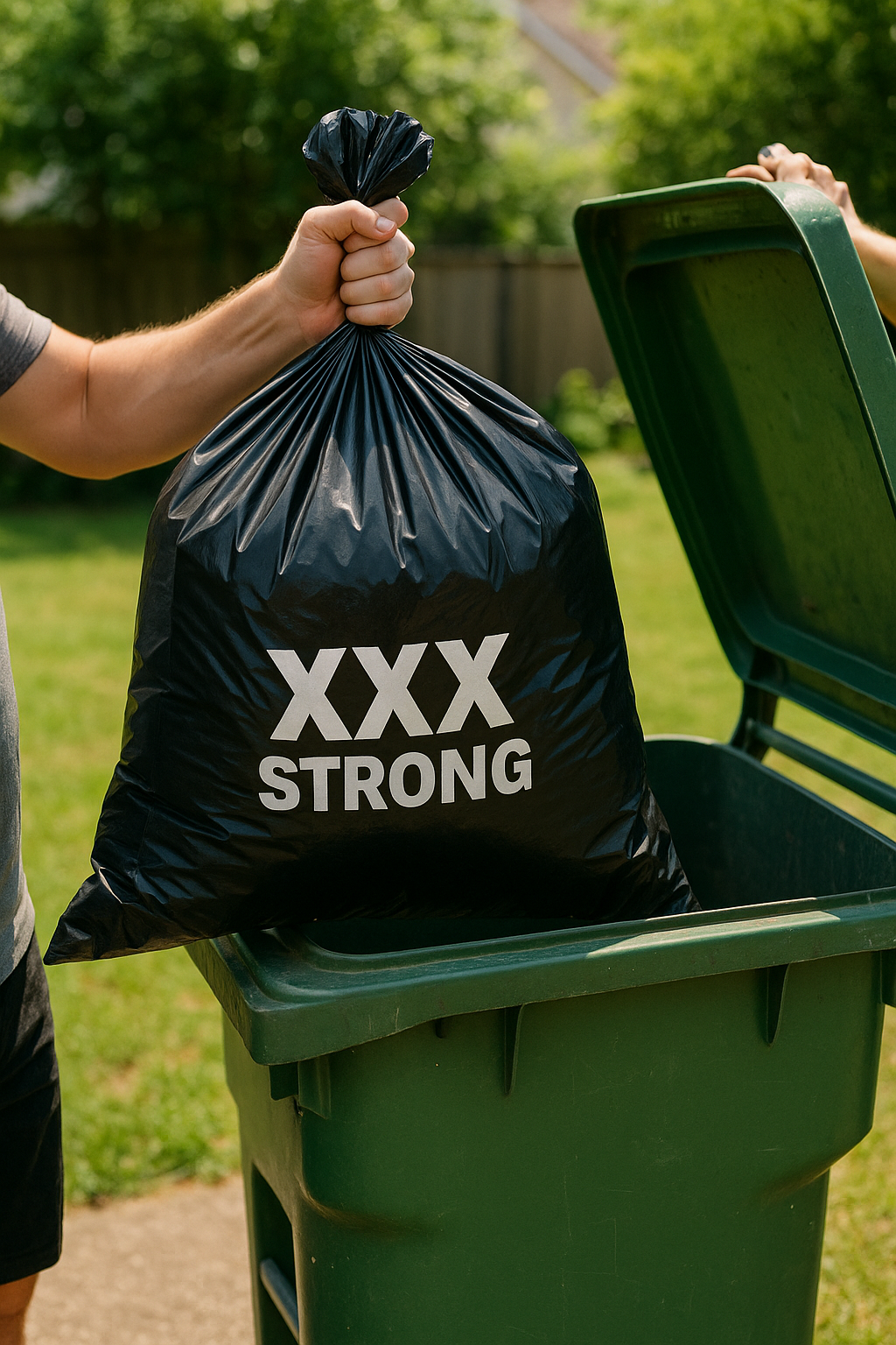 55 Gallon XXX Strong Black Trash Bags – Heavy Duty Contractor Grade (50 & 100 PCS)