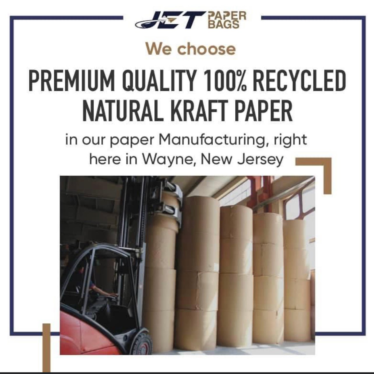 Extra Large Paper Bags with Twisted Handles - NINA - 18x7x18 - Jet Paper Bags