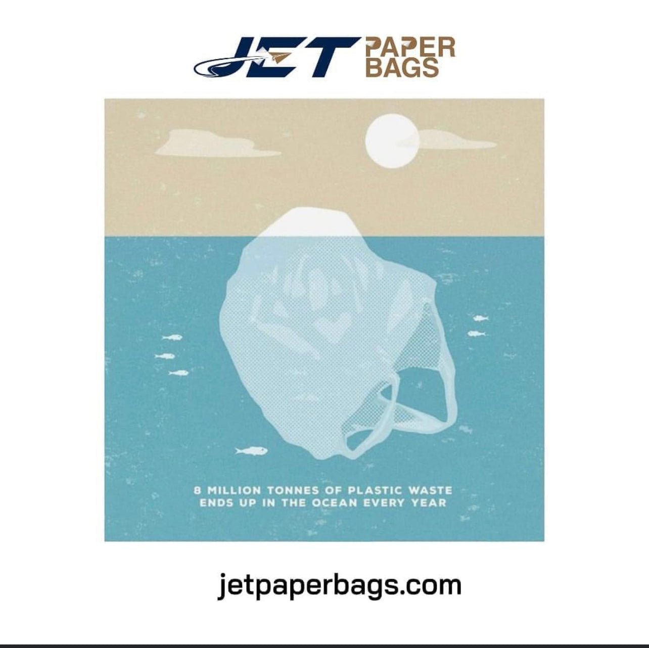 WHITE Twisted Handle White Paper Bags, ESRA, 10" x 5" x 10"H - Jet Paper Bags