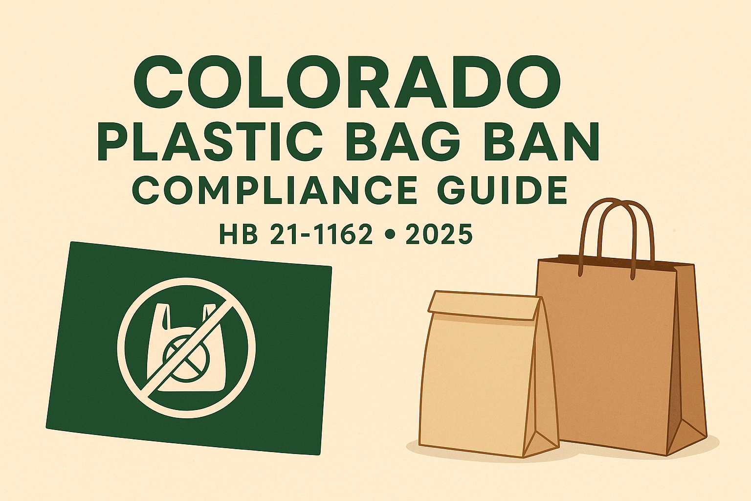 Colorado Plastic Bag Ban Compliance Guide for Retailers (HB 21-1162, 2