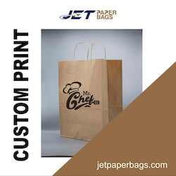 15" x 10" x 12H" Paper Bags with Twisted Handles -ZARA-