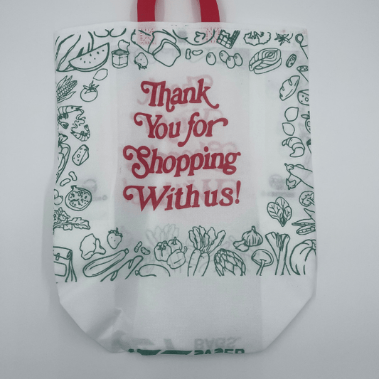 Box Non - Woven Bags 14.5 width x 6.25 depth x 18 height, Thank You Bags - Jet Paper Bags