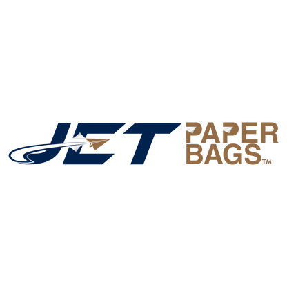 BROWN Small Paper Bags with Twisted Handles - MIMI - 8" x 4" x 9H" - Jet Paper Bags