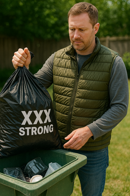 55 Gallon XXX Strong Black Trash Bags – Heavy Duty Contractor Grade (50 & 100 PCS)