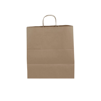 BROWN Paper Bags with Twisted Handles -ROSA-14" x 9" x 16"H