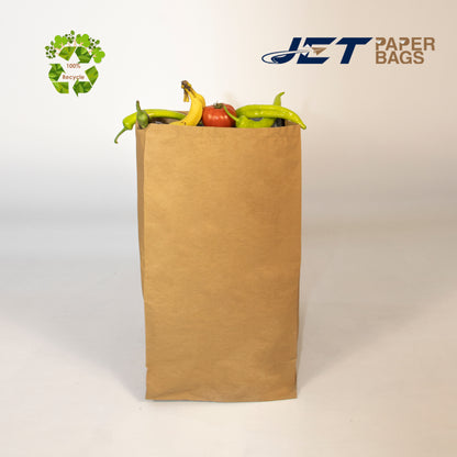 Brown Paper Bags: Durable, Eco-Friendly, Made in USA - Size #16