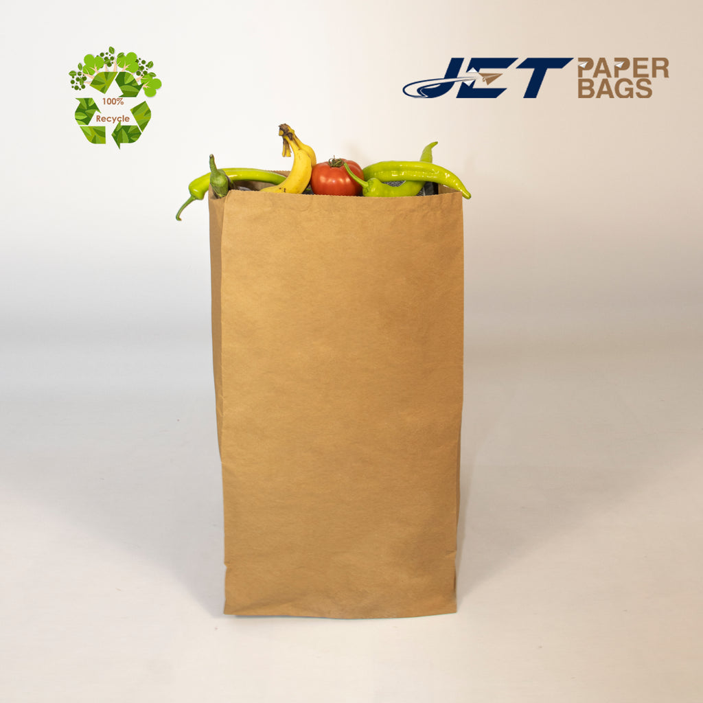 Woman carrying paper bag concept of reuse, recycle the object to zero  waste. Concept of sustainability using of recycled paper bags for shopping.  17561040 Stock Photo at Vecteezy